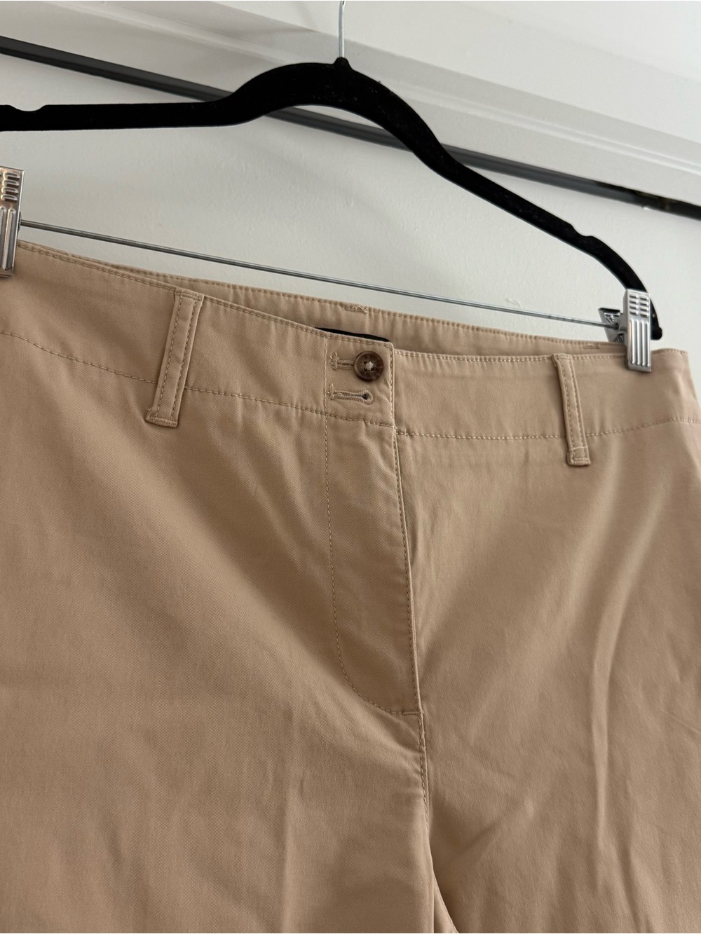 Talbots New England Chino Pants in Khaki Beige Sz 10 NWT Summer Office Business - Picture 7 of 11